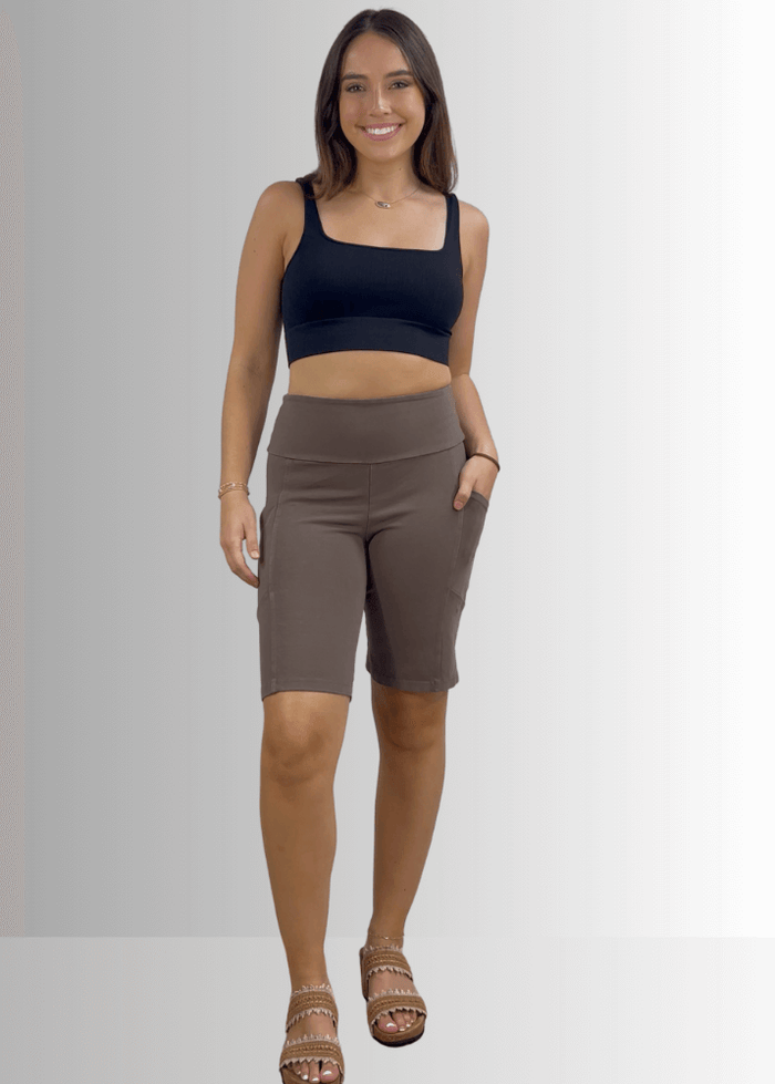 Perfect Fit Hybrid Cotton Shorts Taupe - RFE Marketing Ventures