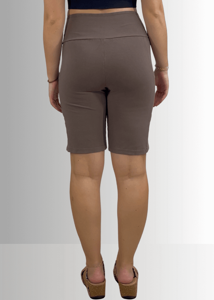Perfect Fit Hybrid Cotton Shorts Taupe - RFE Marketing Ventures