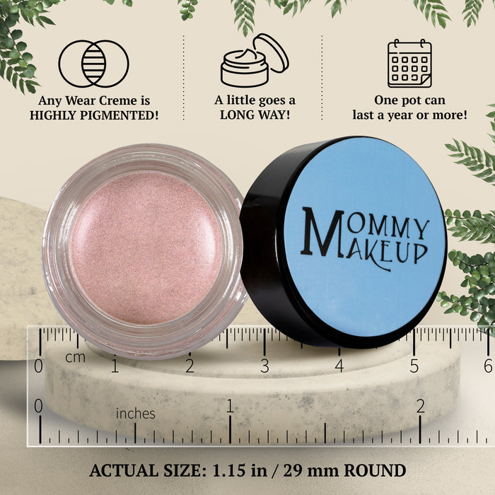 Pink Icing Any Wear Creme - A Waterproof Multi-tasking creme to powder product for eyes, cheeks & lips. Can be worn anywhere - RFE Marketing Ventures