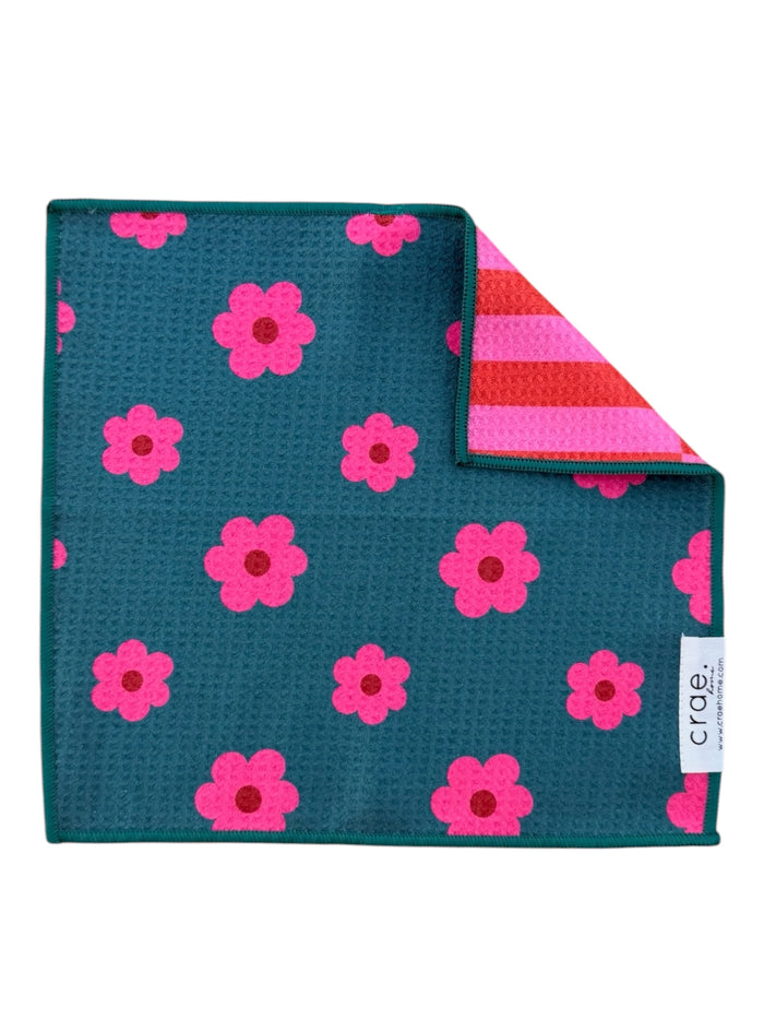 Pink Punch: Reversible Washcloth