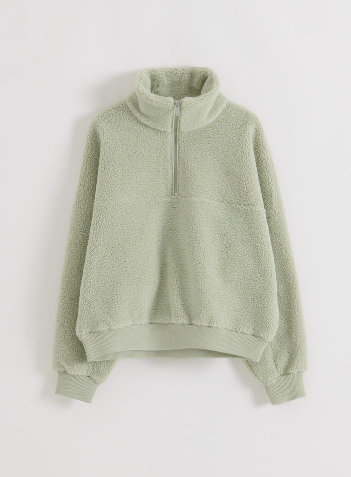 aim'n Pistachio Pile Half Zip -tasokuvanäkymässä