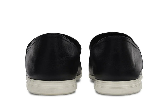 Moral Code Plume Men's House Shoe - #color_black-leather