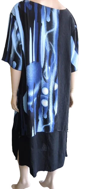 Plusss Crinkle Rayon Dress