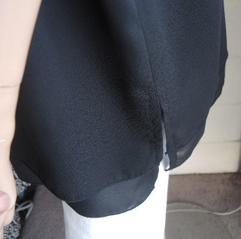 Plusss Double Layer Georgette Cami (Black, Cream, Navy)