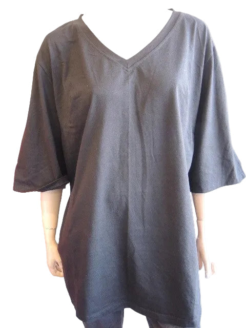 Plusss Long Length V neck T Shirt (Many Colours)