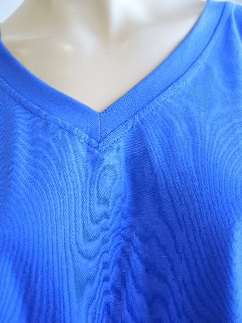 Plusss Long Length V neck T Shirt (Many Colours)
