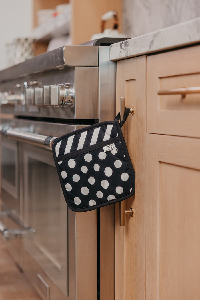 Polka Dottie: 2 Oven Mitt + 1 Pot Pad Bundle Pack