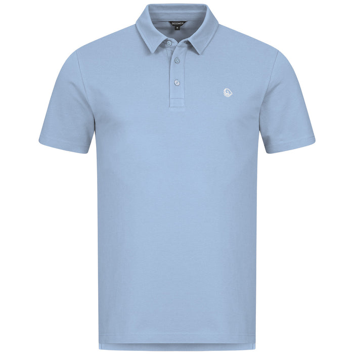 Giesswein Organic Cotton Polo M - ciel bleu 519