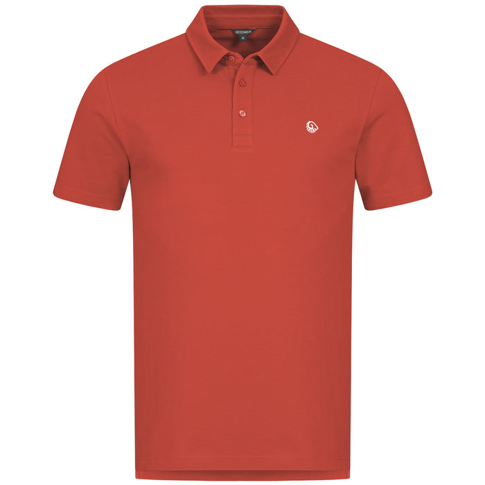 Giesswein Organic Cotton Polo M - flamme rouge 343