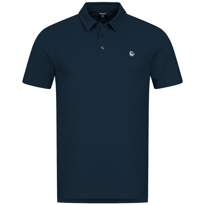 Giesswein Organic Cotton Polo M - bleu océan 540