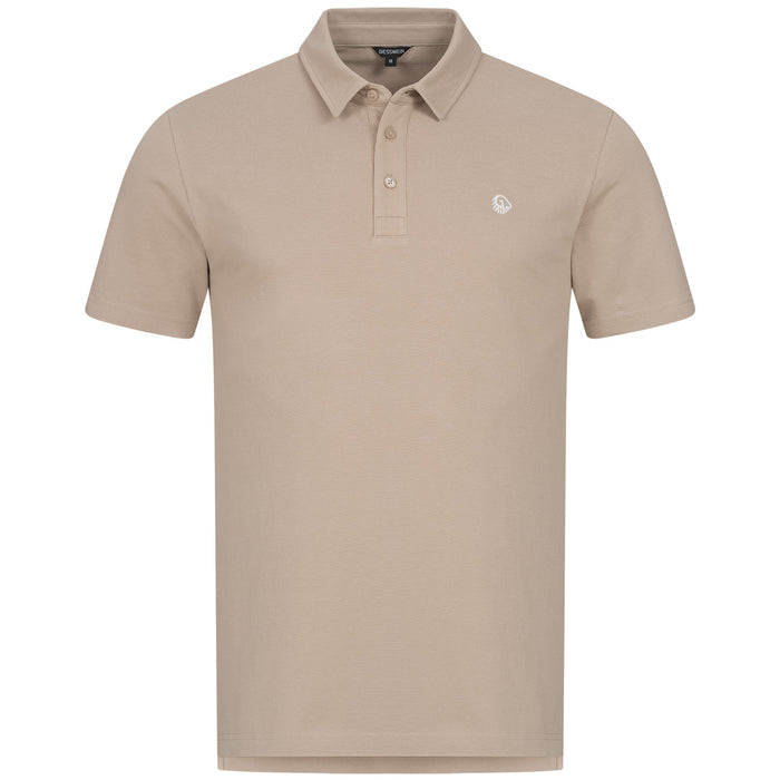 Giesswein Organic Cotton Polo M - sable melé 212