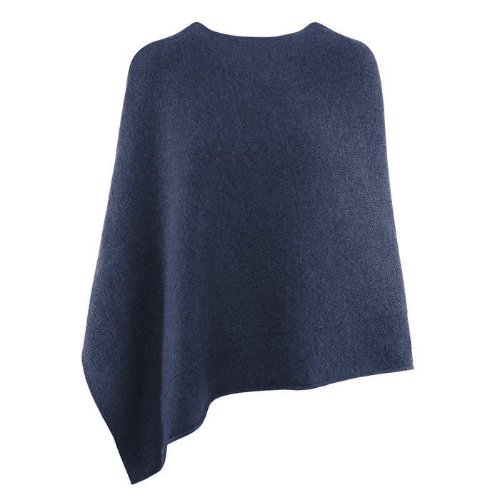 Giesswein Poncho - corsica bleu 589
