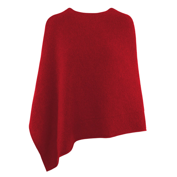 Giesswein Poncho - flamme rouge 343