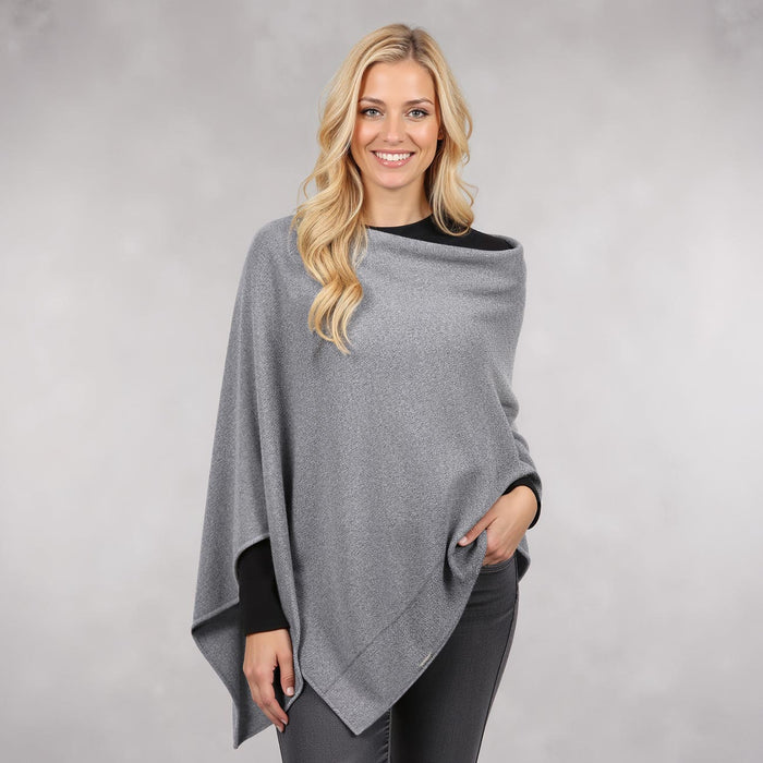 Giesswein Poncho - gris 017