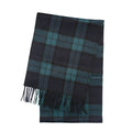 Premium 100% Pure Cashmere Wide Fringed Scarf - BLACK WATCH - Heritage Of Scotland -