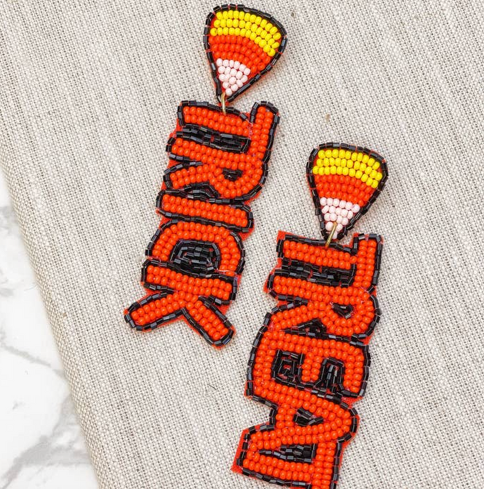 Prep Obsessed Halloween Earrings
