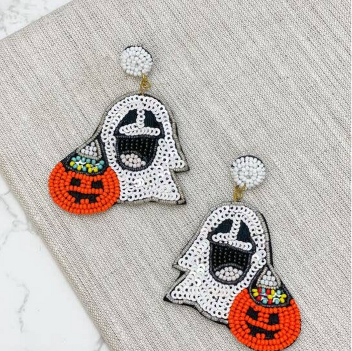 Prep Obsessed Halloween Earrings