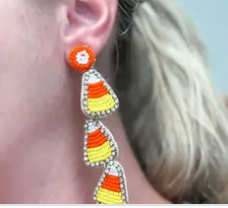 Prep Obsessed Halloween Earrings