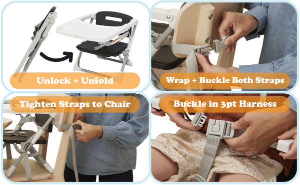 Primo SproutSeat Folding Booster Seat