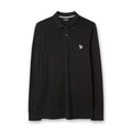 PS Paul Smith - Reg Fit LS Polo Shirt in Black - Nigel Clare