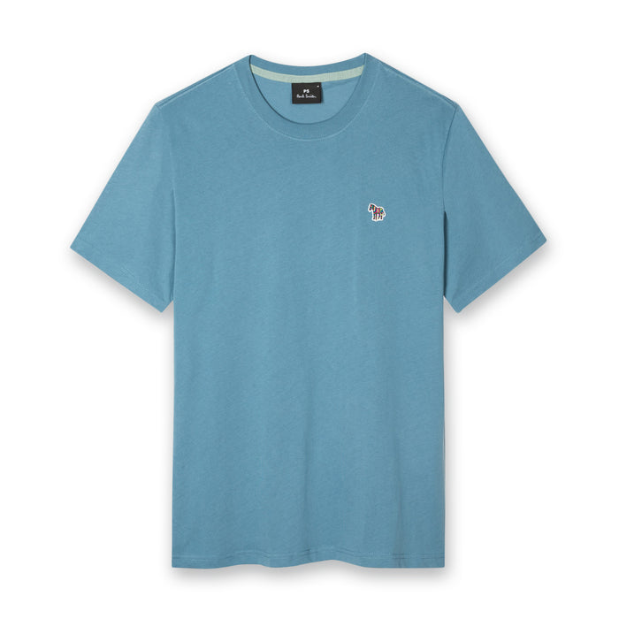 PS Paul Smith - Reg Fit Zebra T-Shirt in Blue - Nigel Clare