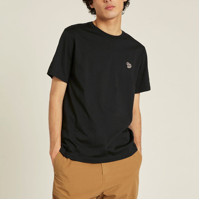 PS Paul Smith - Slim Fit Zebra T-Shirt in Black - Nigel Clare
