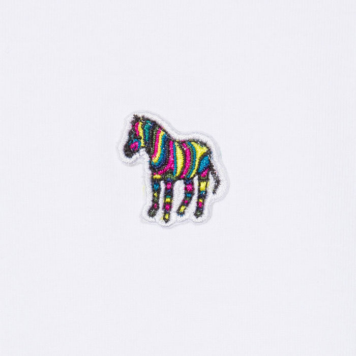 PS Paul Smith - Slim Fit Zebra T-Shirt in White - Nigel Clare