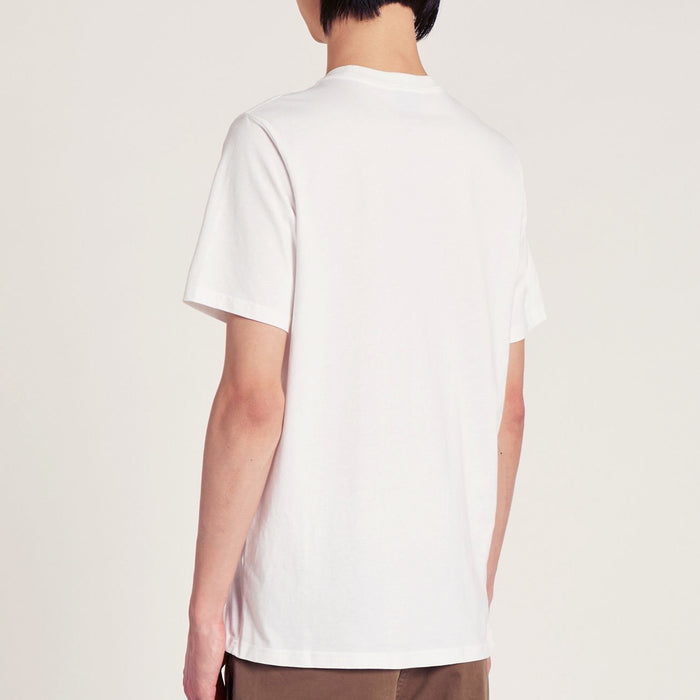 PS Paul Smith - Slim Fit Zebra T-Shirt in White - Nigel Clare