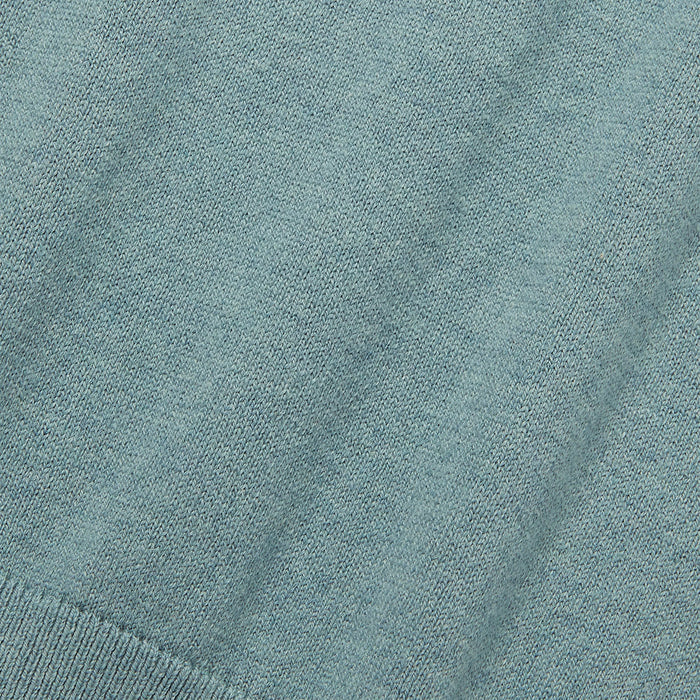 PS Paul Smith - Zip Neck Jumper in Duck Egg Blue - Nigel Clare