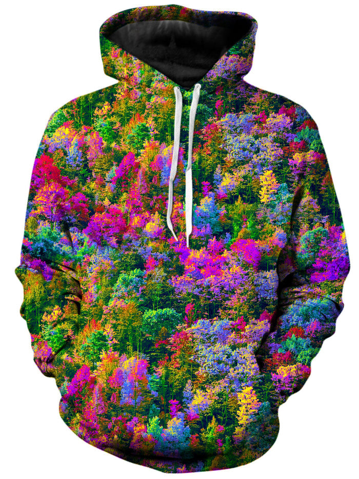 Psychedelic Forest Unisex Hoodie Think Lumi Epic Hoodie