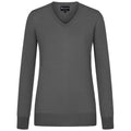 Giesswein V-Neck cotton Women - gris 017