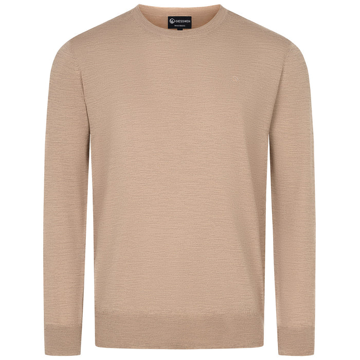 Giesswein Crew Neck cotton Men - sable melé 212