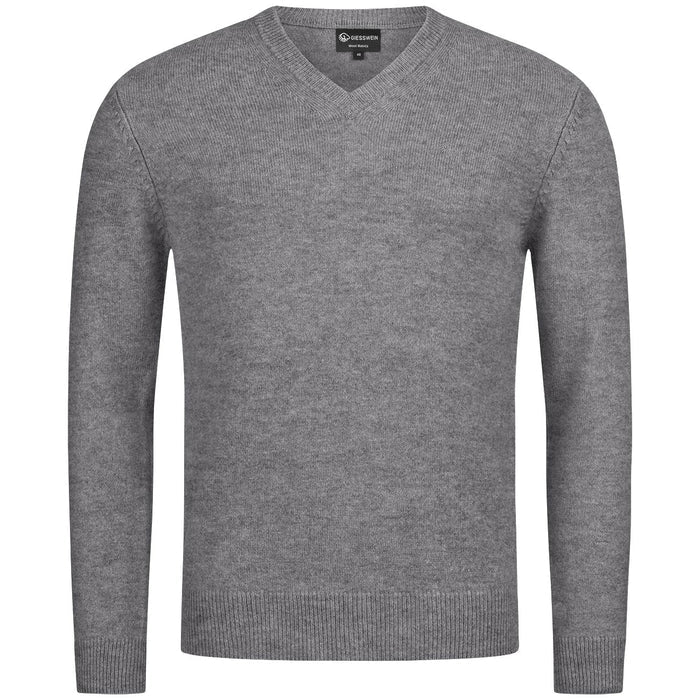 Giesswein Pullover Wool V-Neck M - gris 017