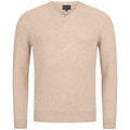 Giesswein Pullover Wool V-Neck M - sable melé 212