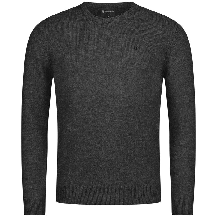 Giesswein Pullover Wool O-Neck M - anthracite 029