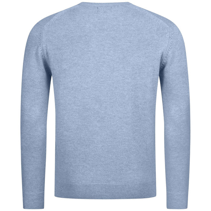 Giesswein Pullover Wool O-Neck M - ciel bleu 519