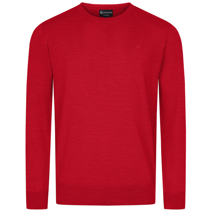 Giesswein Crew Neck Men - flamme rouge 343