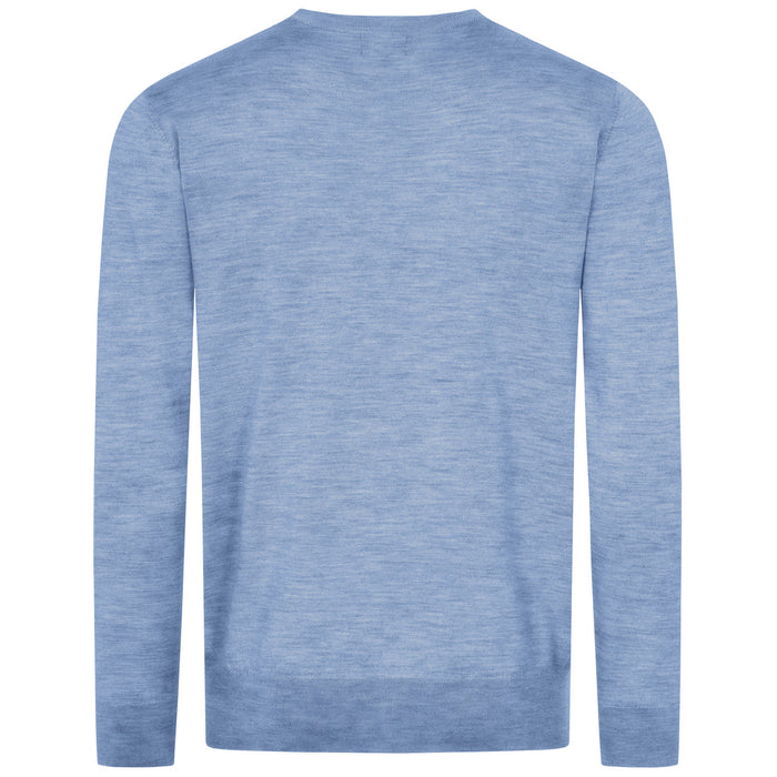 Giesswein Crew Neck Men - ciel bleu 519