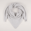 Pure Brushed Luxury Cashmere Triangle Head Scarf - RAIN - Heritage Of Scotland -