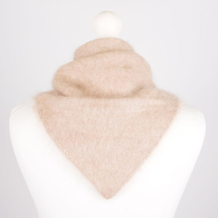 Pure Brushed Luxury Cashmere Triangle Head Scarf - REED - Heritage Of Scotland -
