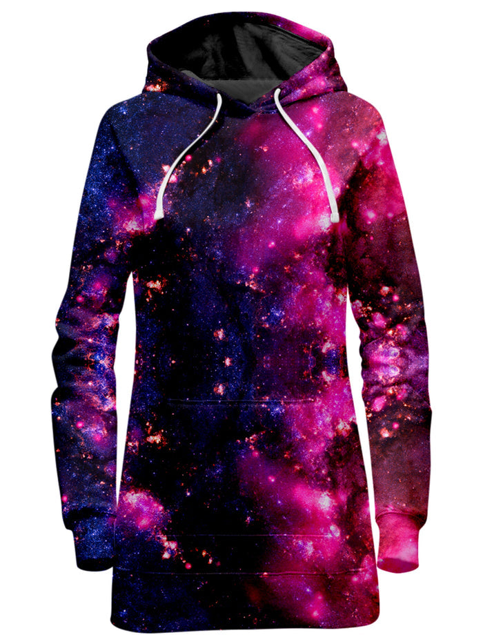 Purple Cosmos Hoodie Dress iEDM Epic Hoodie