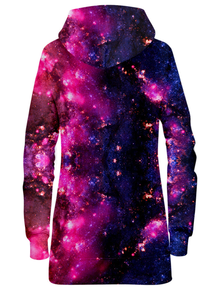 Purple Cosmos Hoodie Dress iEDM Epic Hoodie