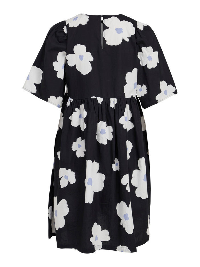 Quinn Smock Dress (Black)