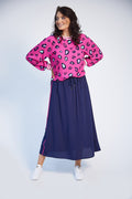 Rachel Maxi Skirt (Navy)