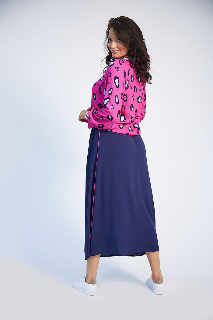 Rachel Maxi Skirt (Navy)