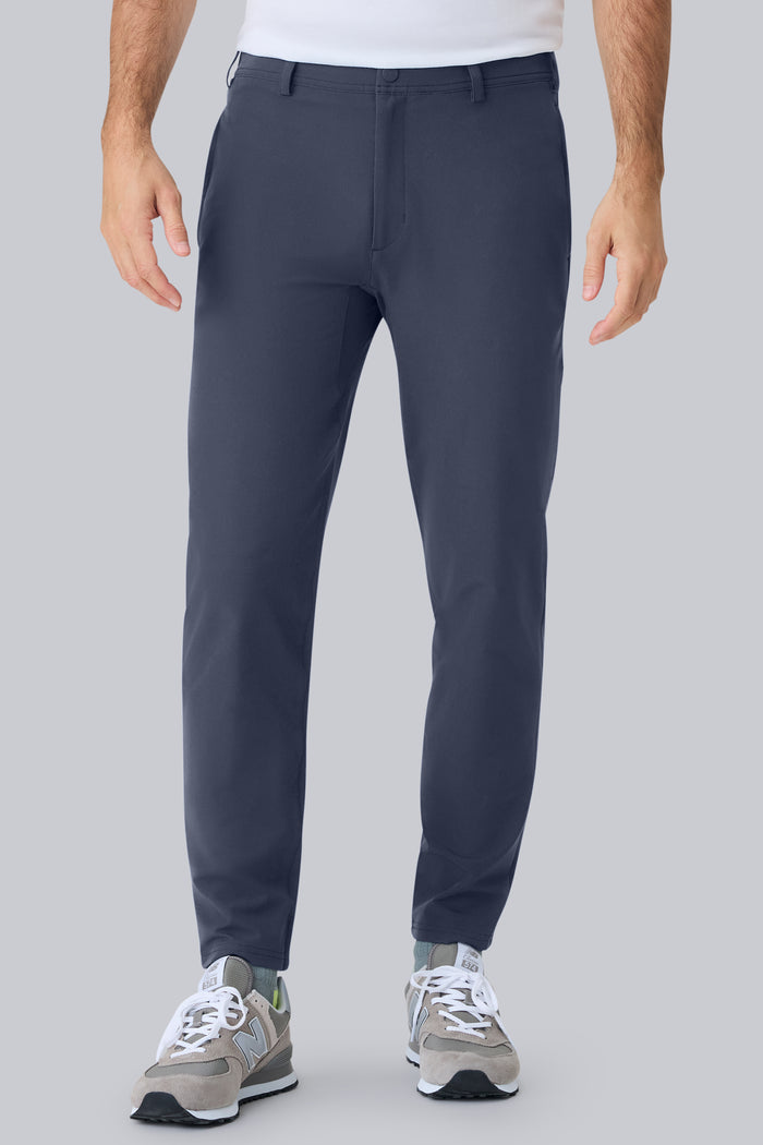 Front view of a man wearing Radius Flex Jogger in True Navy