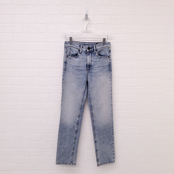 RAG & BONE ACID WASH SKINNY JEANS - SIZE 24