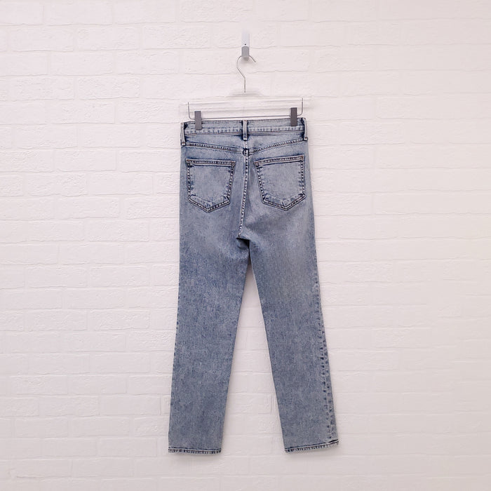 RAG & BONE ACID WASH SKINNY JEANS - SIZE 24