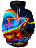 Rainbow Unicorn Unisex Hoodie Think Lumi Epic Hoodie