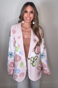 Style the Raining Flowers Blazer exclusively at Born To Glam